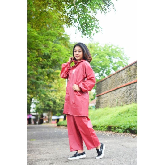 JAS HUJAN, RAINCOAT Pria Wanita Terbaik By GRAVITY Anti Rembes Mocca