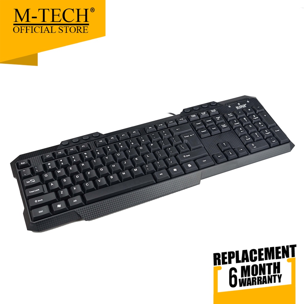 Keyboard M-Tech Original PC Laptop Multimedia Full Size MTK 03