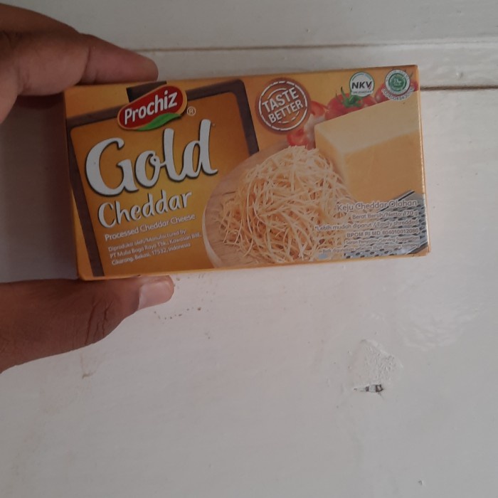 

T0P KEJU CHEDDAR PROCHIZ GOLD CHEDDAR NICE