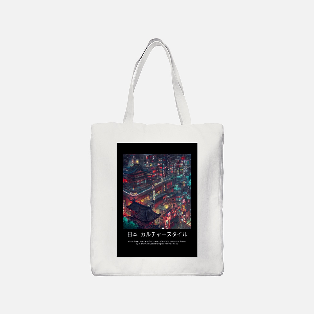 Tote Bag Japanese Culture Style