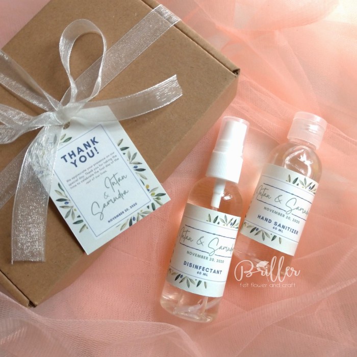 Wedding (Pernikahan)/Event Souvenir-Hand Sanitizer & Disinfektan
