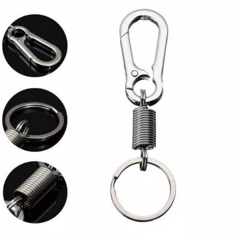 Gantungan Kunci Stailess /carabiner gantungan kunci stainless steel jkrta11