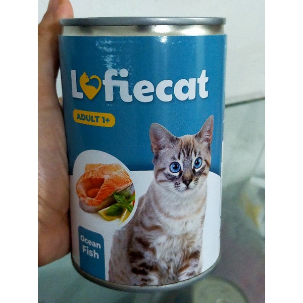 Lofiecat Kaleng Ocean Fish Adult 400gr Makanan Kucing Basah Kaleng