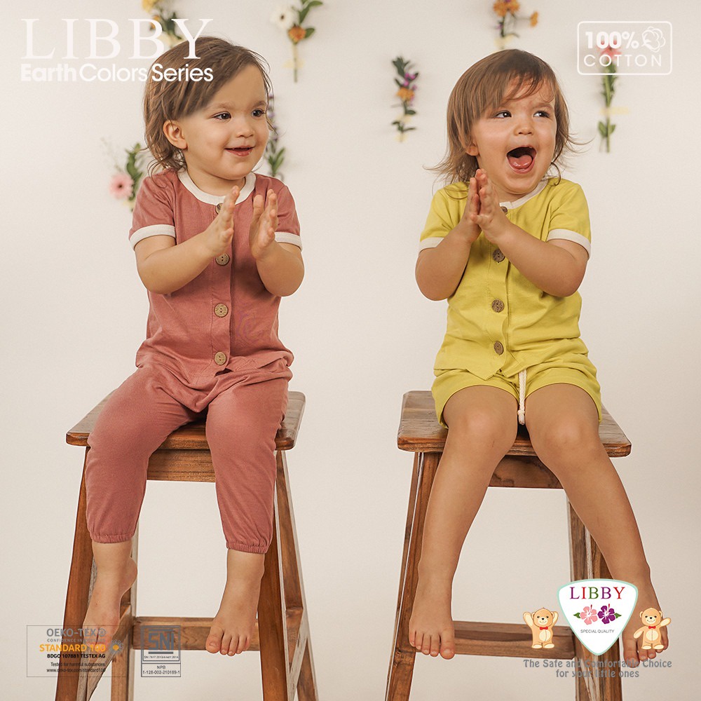 Libby Baby - Rocco Short Set A | Setelan Pendek