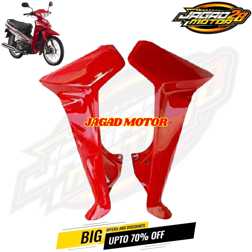 Sayap Luar Yamaha Vega R Lama Merah / Cover Sayap Luar Vega R Lama Merah / Legshield Luar Vega R Lama Merah