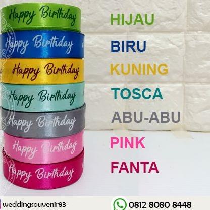 

Pita Happy Birthday - Biru