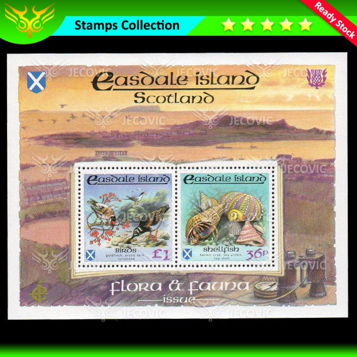 

Scotland Fauna Issue, Prangko Souvenir Sheets