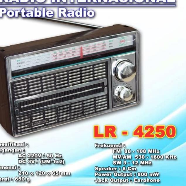 Radio Jadul / Radio International LR4250 FM/AM/SW