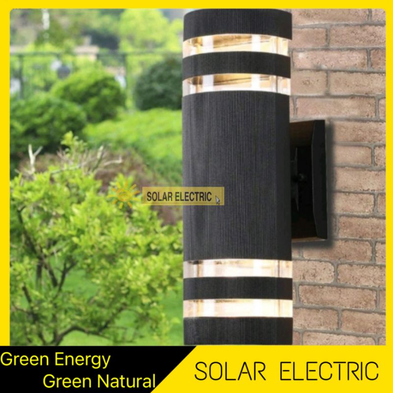 Lampu Hias Taman Teras Pilar Dinding Tempel Dekorasi Outdoor Garden Park Wall Light Lamp Decoration Dekor Decor