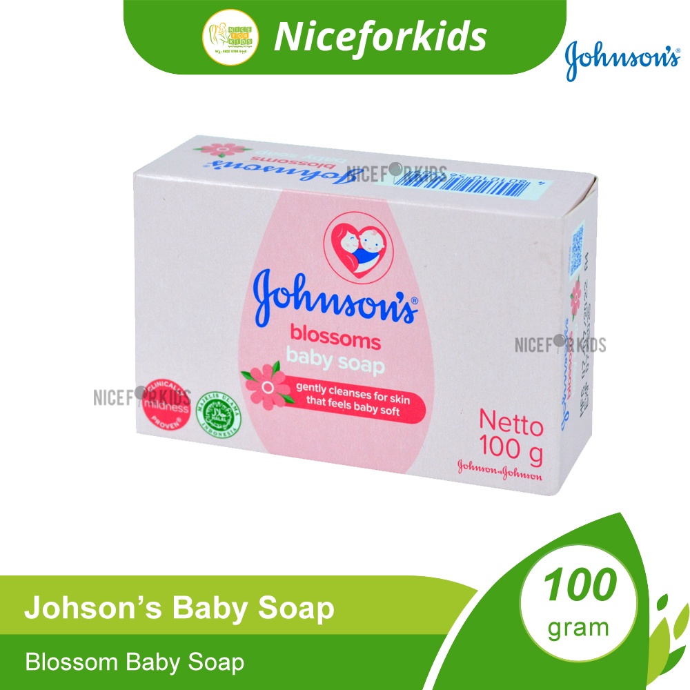 Johnson's Baby Soap 100GR / Sabun Mandi Bayi / Sabun Batang