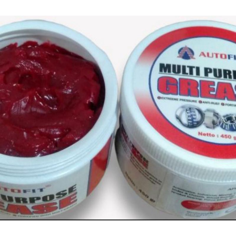 GEMUK ( GREASE MULTI PURPHOSE 450 GRAM AUTOFIT) PELUMAS BEARING / LAHER /GEMUK STEMPET/PELUMAS GEL