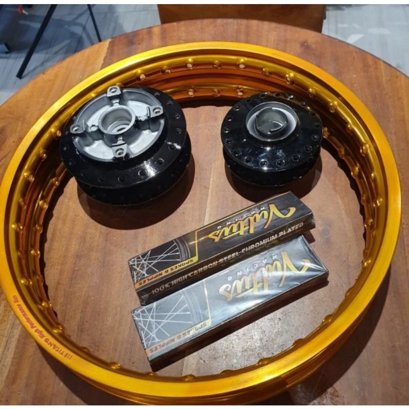 Paketan ALOY TITANS 17X140GOLD
TROMOL SYS MALAYSIA MX NEW
JARI CROME