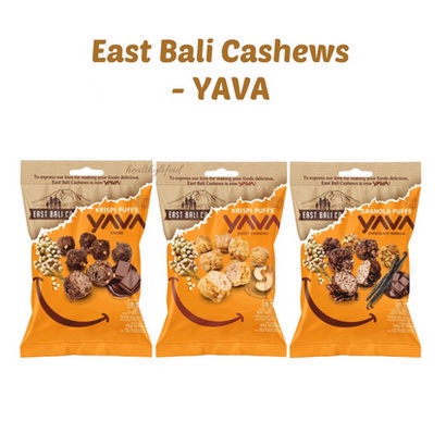 EAST BALI CASHEWS Krispi Puffs - Snack Kaya Serat