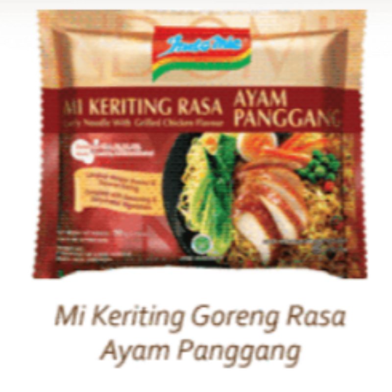 

INDOMIE MIE KRITING varian Ayam Panggang