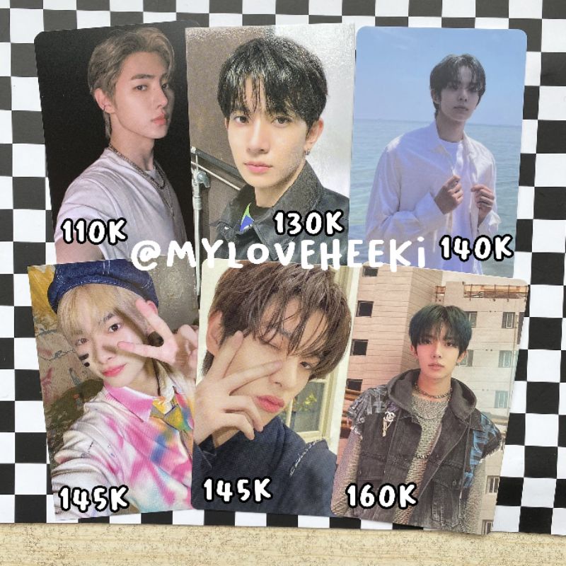 Photocard enhypen sunghoon heeseung ni-ki enniv ld lucky draw sw hee hoodie mdo manifesto merch ld r