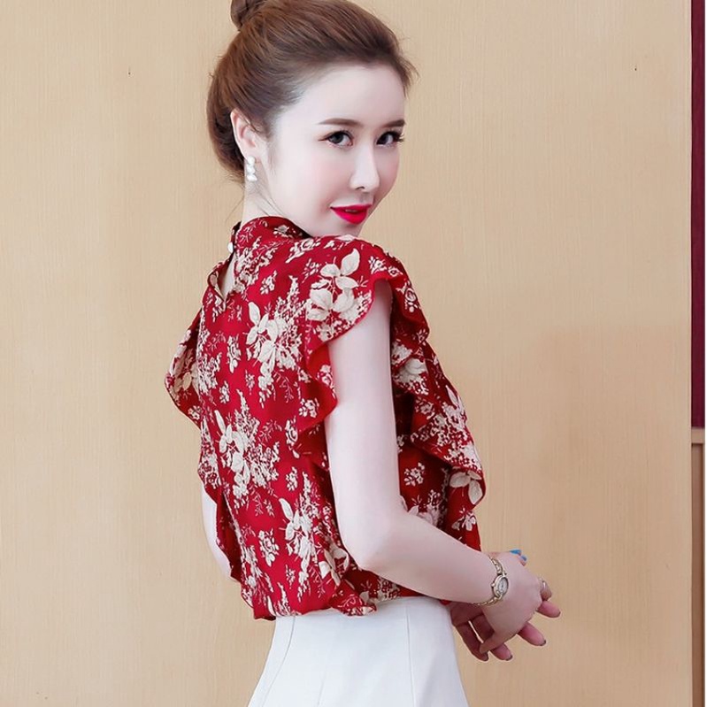 MDLV ~  0281# Baju CNY Plumera Cheongsam Top Imlek Sincia Import