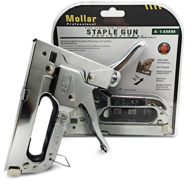 

staples tembak staple gun tacker staples jok motor 3 in 1 bonus refill