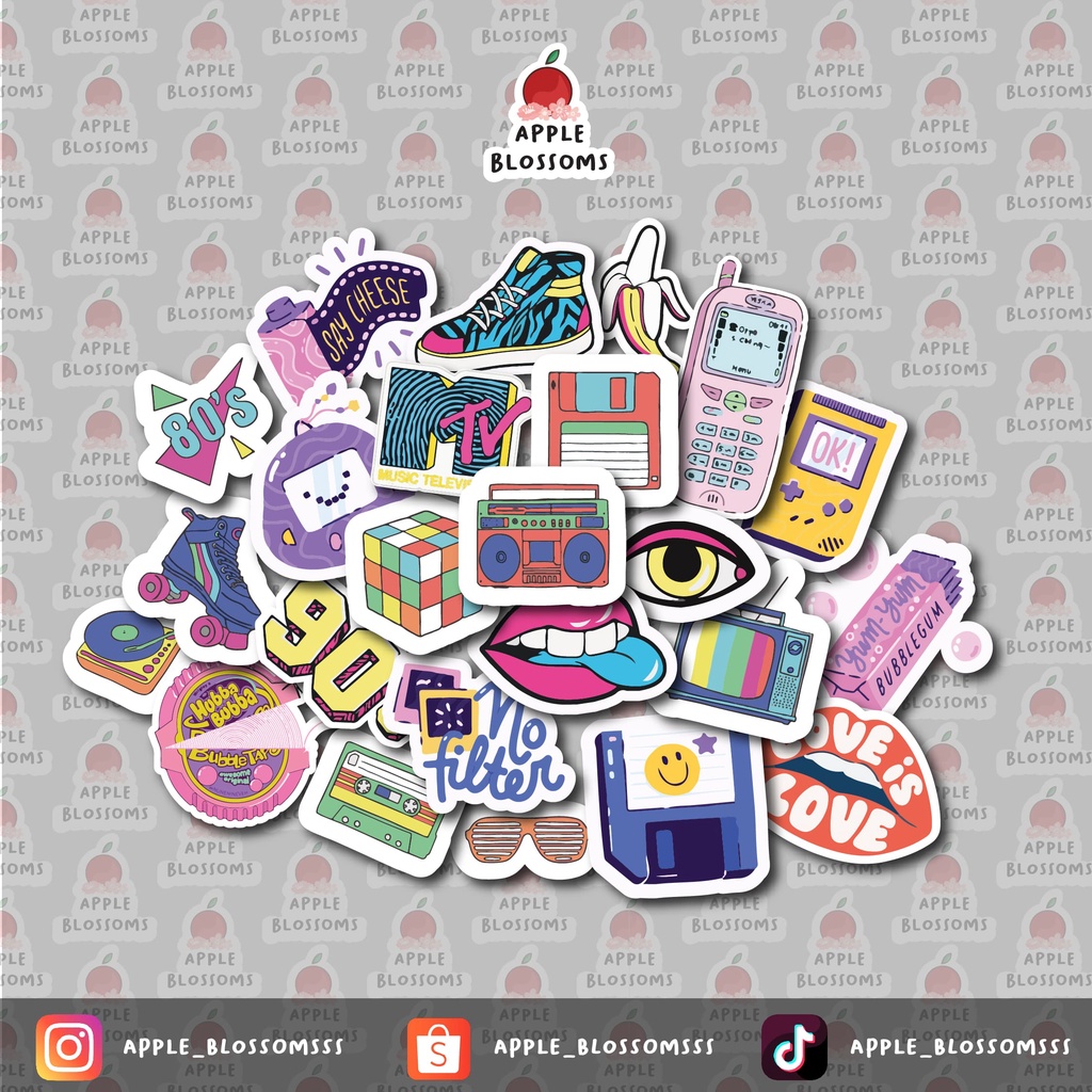 

STIKER 90's / beli 4 lembar promo 50 ribu (blh mix) / BACA DESKRIPSI
