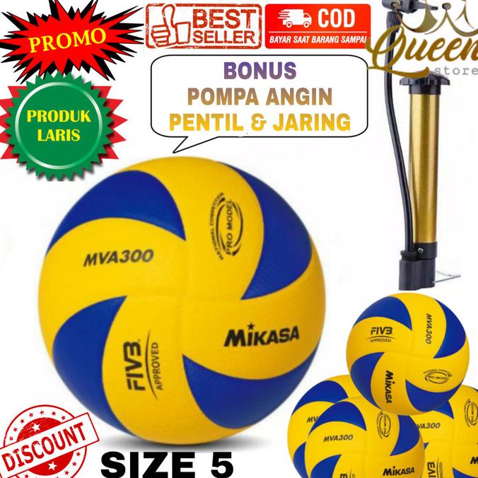 Bola Voli Voly MIKASA MVA300 Grade Ori