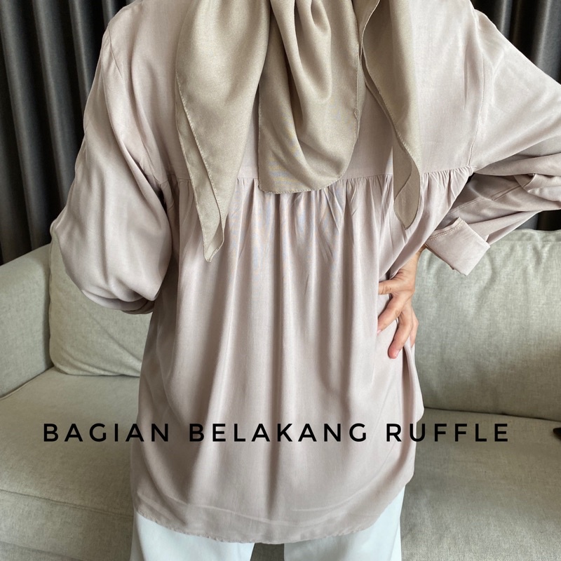 KEMEJA BASIC KOREA / KEMEJA POLOS - DENARA SHIRT by fefastyle