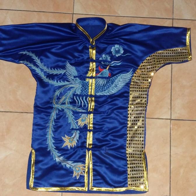 seragam wushu bordir kombinasi lambochi