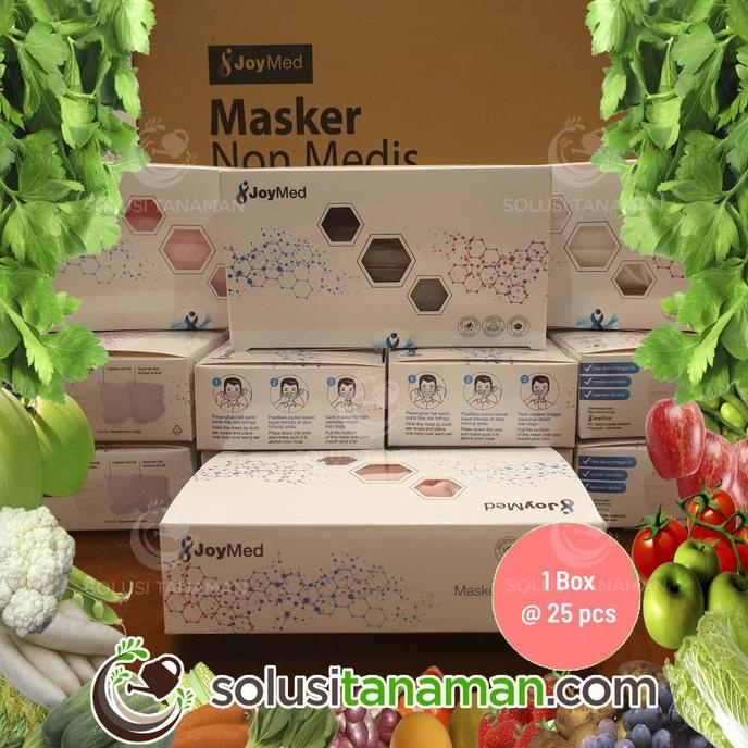 Masker Hijab 3ply Non Medis Headloop Mask (Harga 1 box 3 ply @ 25 pcs) t-solusitanaman Buru Order