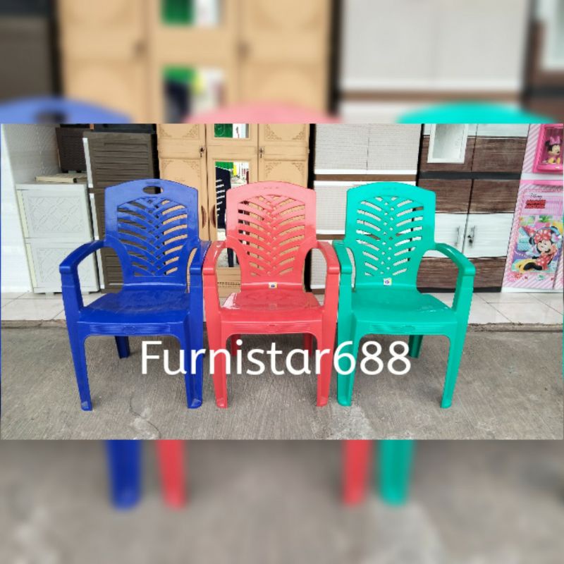 Kursi Teras Napolly BIG 809 | Kursi Taman Plastik | Bangku Plastik Modern | Kursi Santai napolly