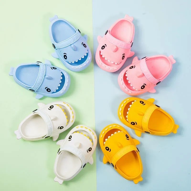 PROMO 12.12 PUNCAK Okaybaby B198 Sandal BABY SHARK Anak Laki laki Perempuan Bahan Bagus Model Lucu Import Termurah Kekinian Sendal Casual