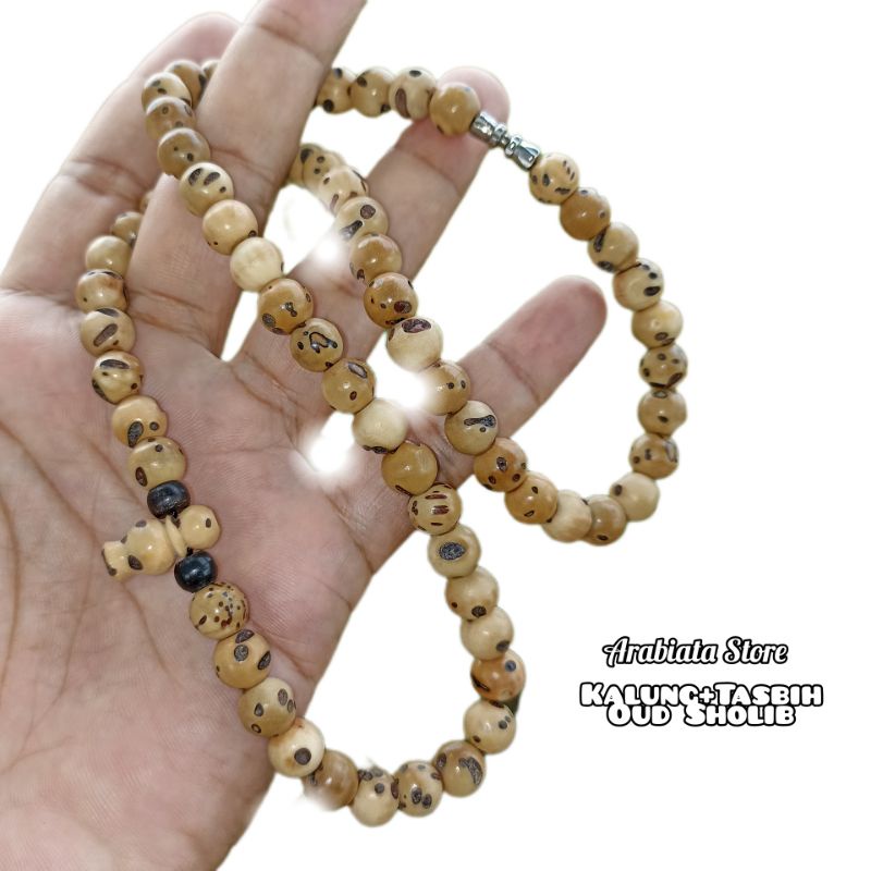 Kalung Tasbih Oud Sholib Oud Solib Asli