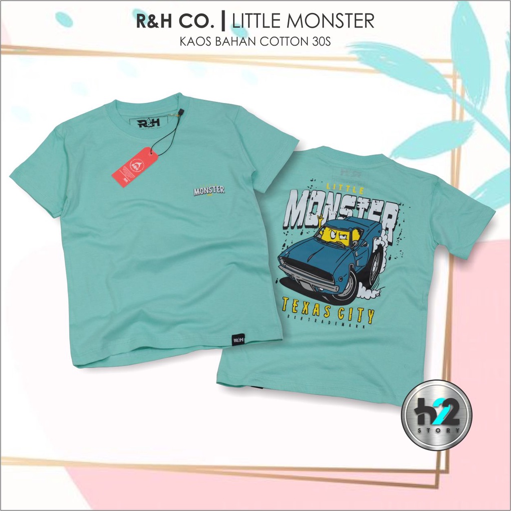 Kaos Anak Distro Sablon Depan Belakang Bahan Cotton 30S  Usia 1-12 Tahun Kekinian By H22Story