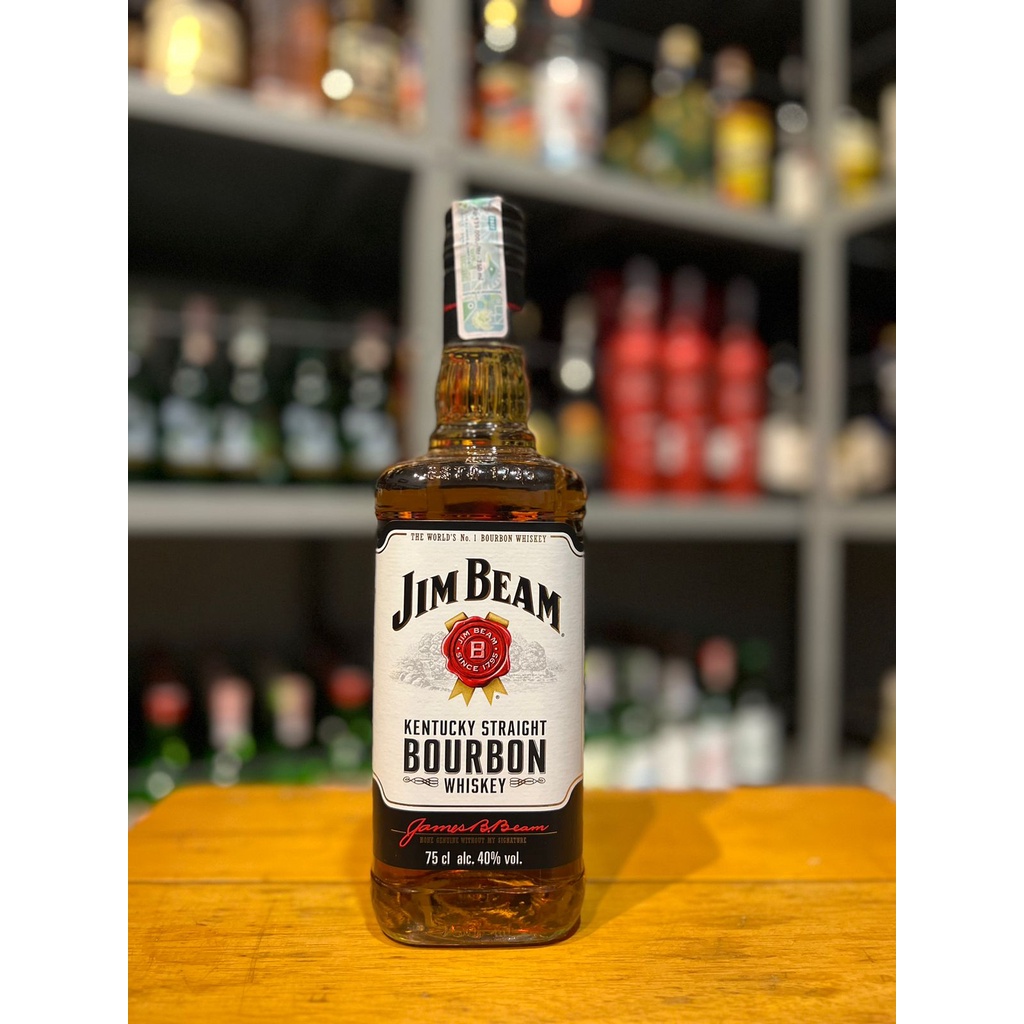 JIM BEAM WHITE KENTUCKY STRAIGHT BOURBON WHISKEY WHISKY 750ML