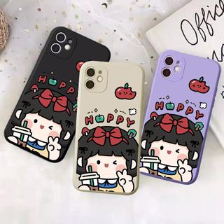 HH CASE Iphone 6/6s6 plus/6s plus7/87 plus/8 plus |Casing Bergambar  Case Macaroon- Case Macaron Squ