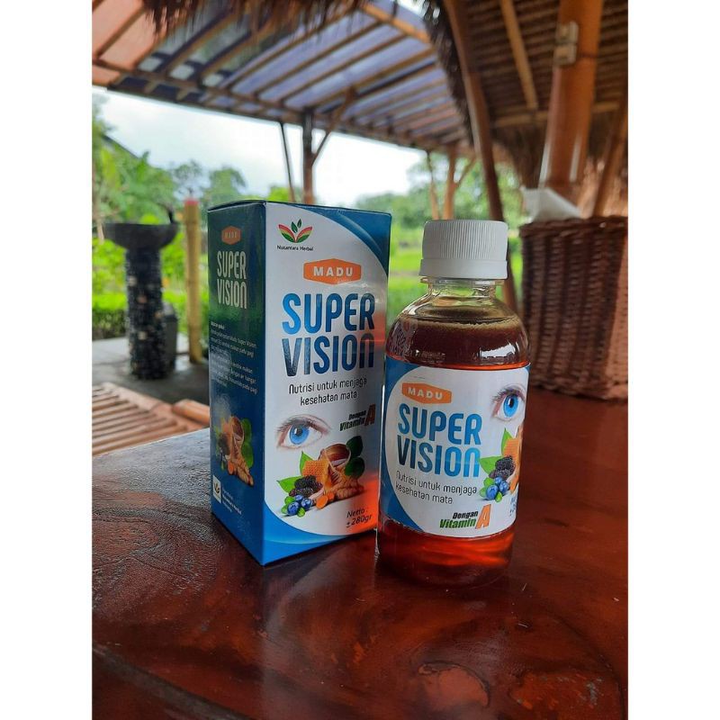 

Madu Super Vision Nutrisi Untuk Menjaga Kesehatan Mata - Mengobati mata minus , katarak , syaraf mata 200ml