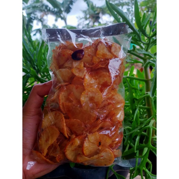 

keripik bestak pedas legit gurih