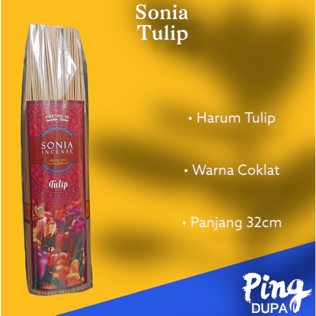 Dupa Bali Tulip Sonia Premium Incenses Sticks Kiloan Abu Tidak Panas Produksi Artha Jaya