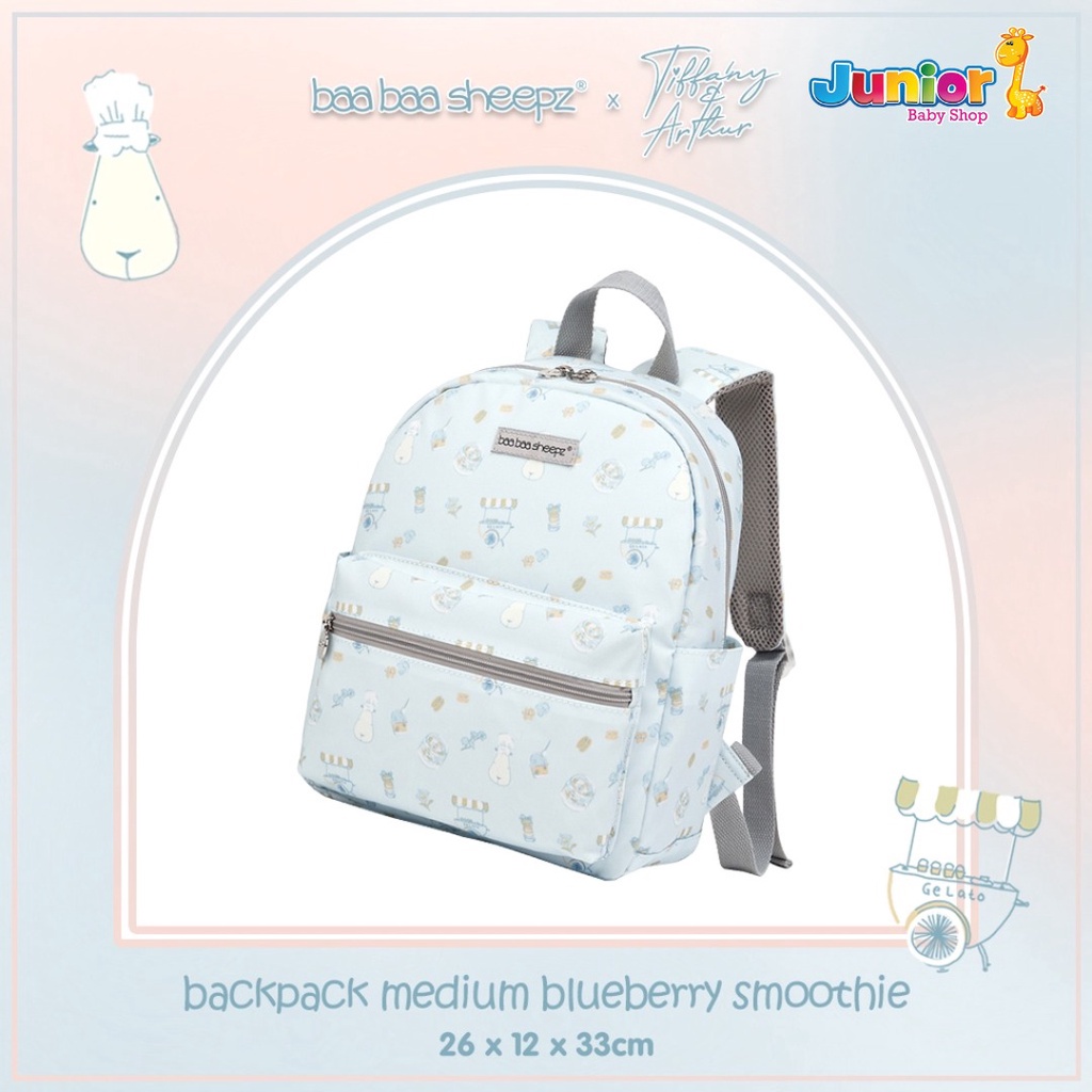 Baabaasheepz X Tiffany &amp; Arthur Chef Backpack - Tas Ransel Anak Baabaasheepz