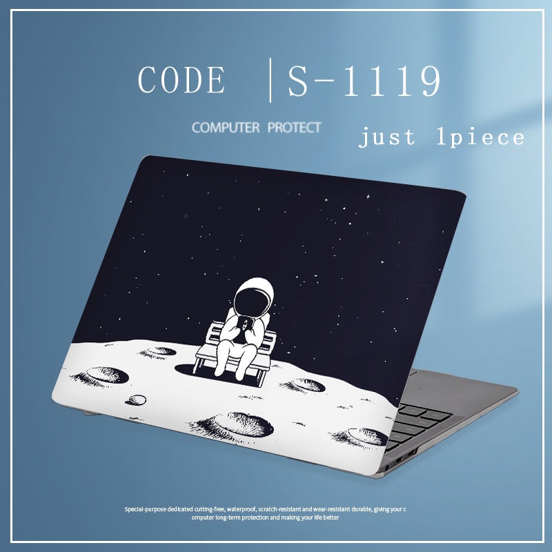 1pc Universal Custom Cinnamoroll Stiker Laptop Decal Cosmonaut Untuk Lenovo V110-15 B50-30 B40 G50 12 13 14 15.6 Inci Netebook Pelindung Cover Case Marvel LGBT Pride Skins