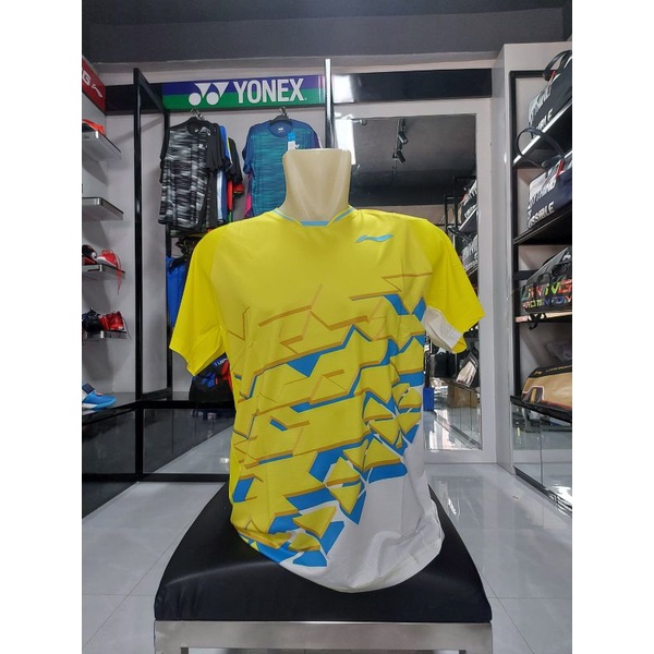 Baju Olahraga Li-ning Badminton Player SeriesT Shirt Lining Competition Top Player Original