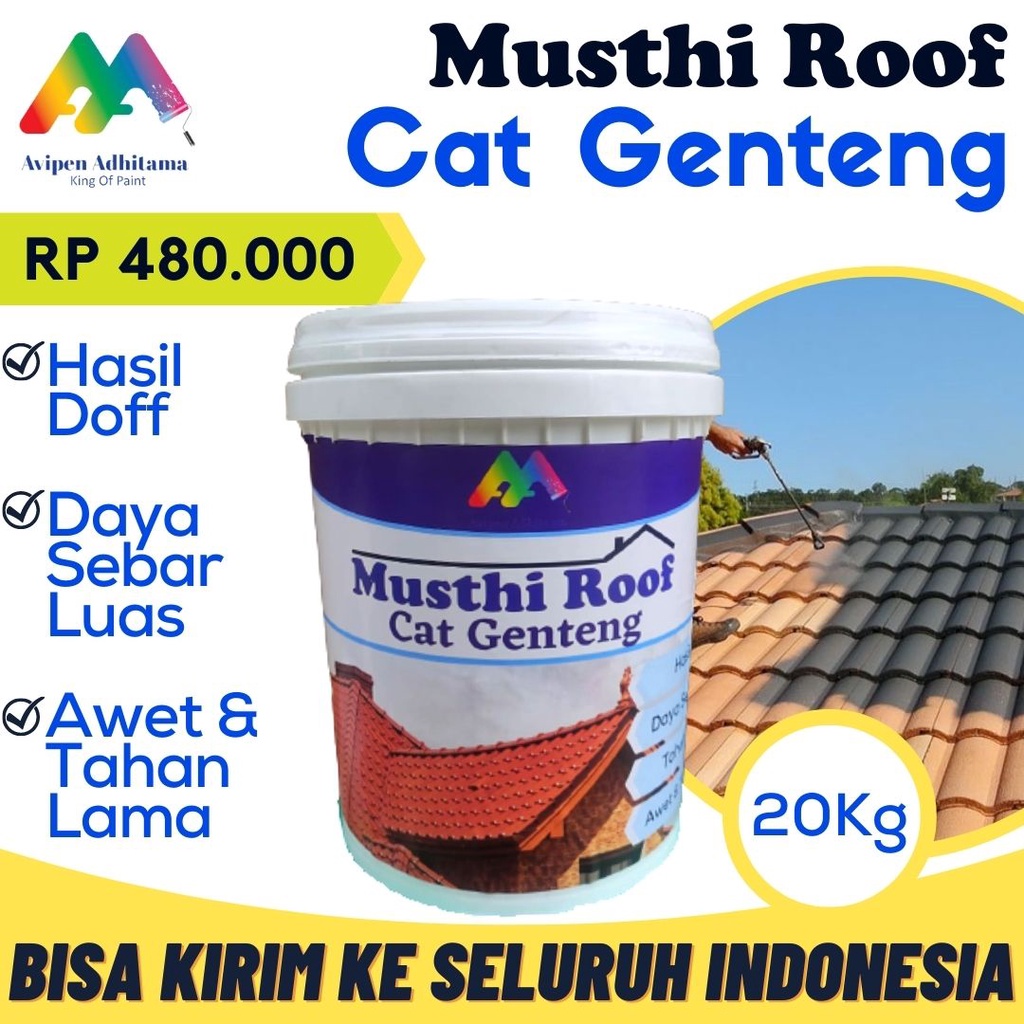 Jual Cat Genteng Termurah Langsung Pabrik Isi 20kg Shopee Indonesia 3651