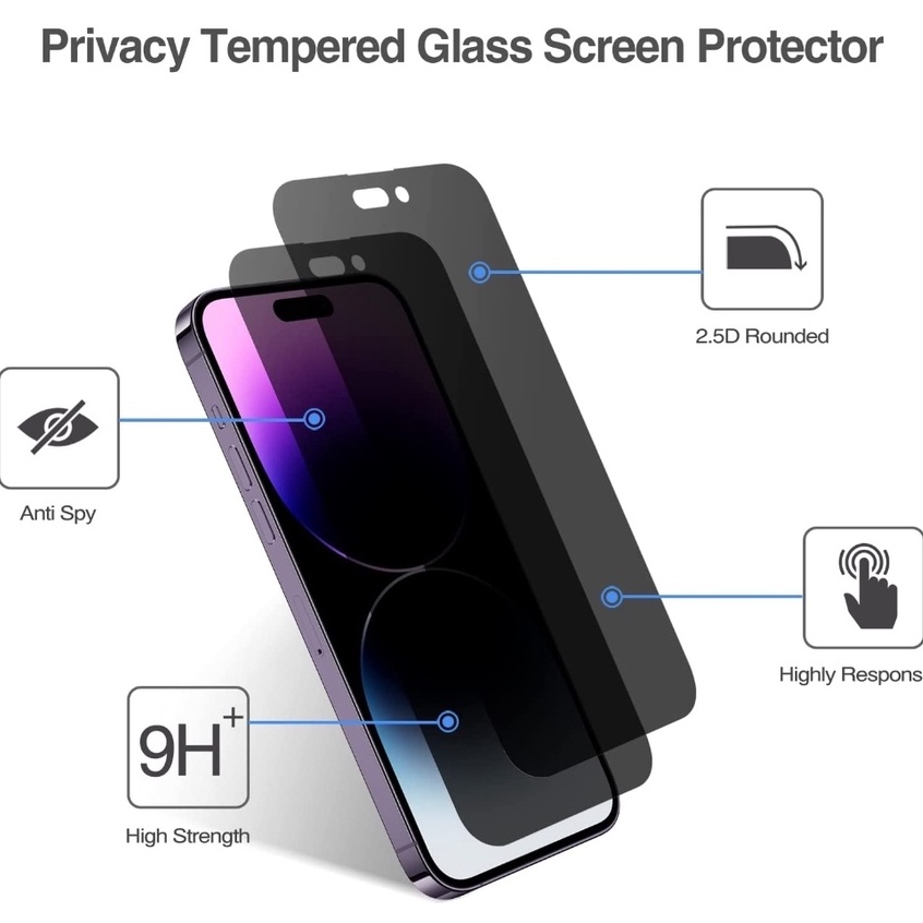 BARU! HITAM Glass Anti PEEK SPY Privacy iPhone X Xs Xr Xsmax SE 2022, SE 2020, SE 2016, 7+ 8+ 7G 8G 6+ 6s+ 6 6G 6S 5 5G 5S Tempered Black Kilat Spay Radiasi Temperd Gelap Bening Tidak Ga Bisa Lihat Dari Samping Tempred Glossy Full Cover Plus 2015 s MIRROR