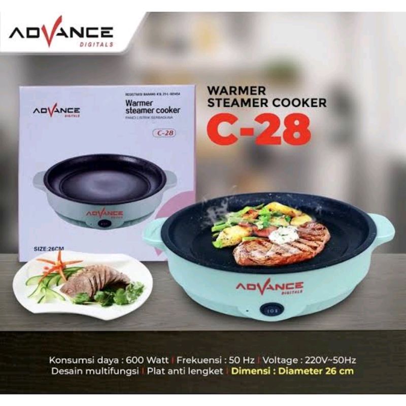 WARMER STEAMER COOKER ADVANCE ALAT MASAK LISTRIK