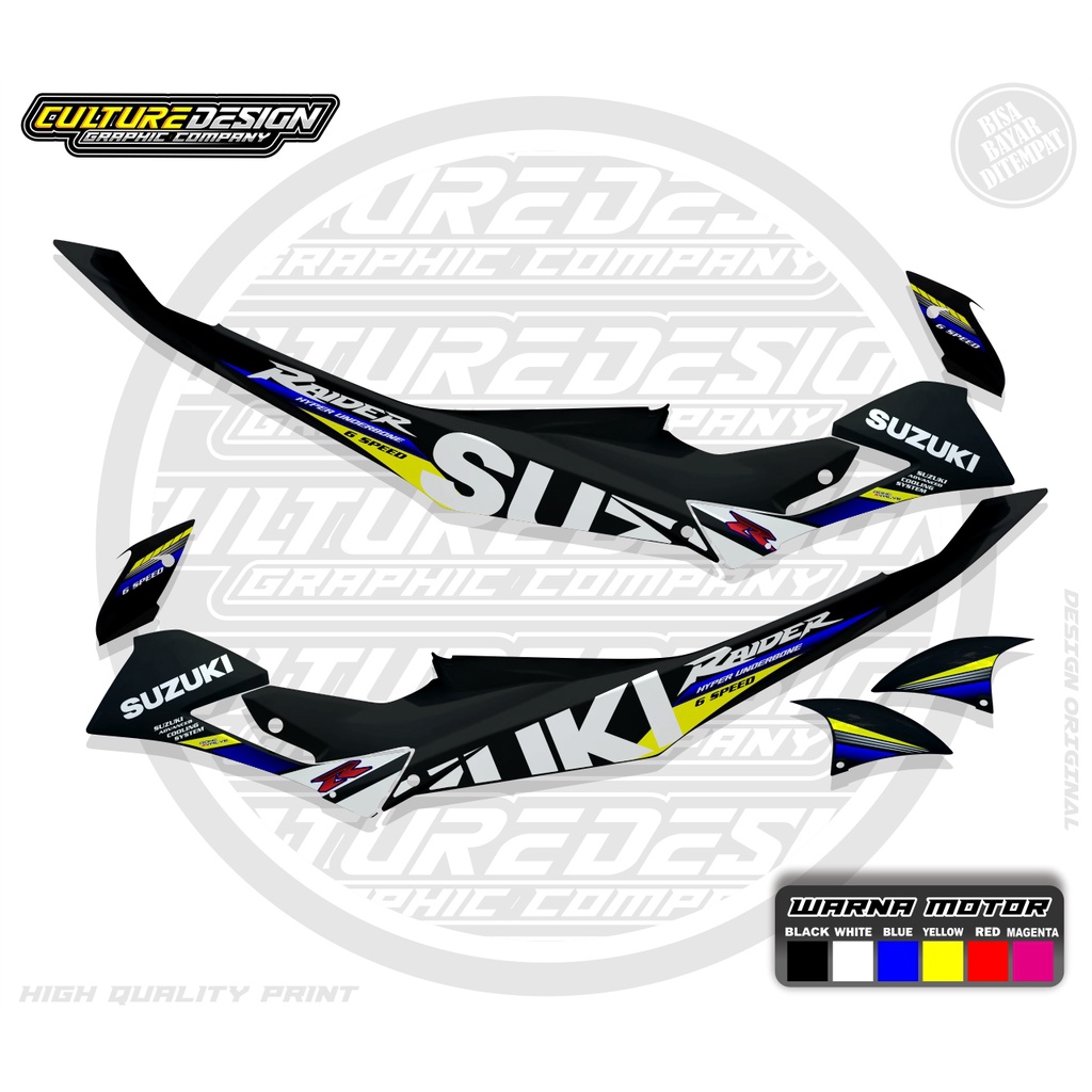 STRIPING TRANSPARAN SATRIA FU FACELIFT TYPE S