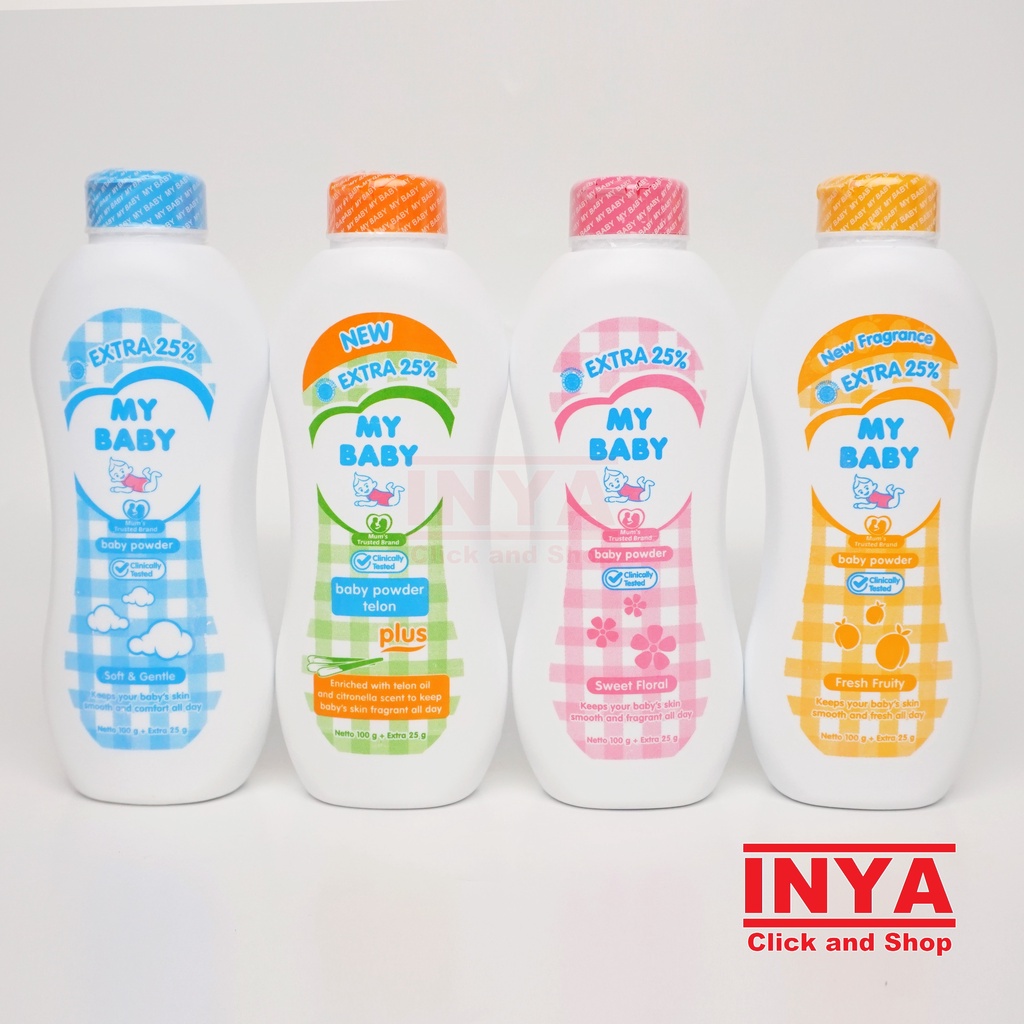 BEDAK MY BABY TELON PLUS BABY POWDER 100gr - Bayi &amp; Anak