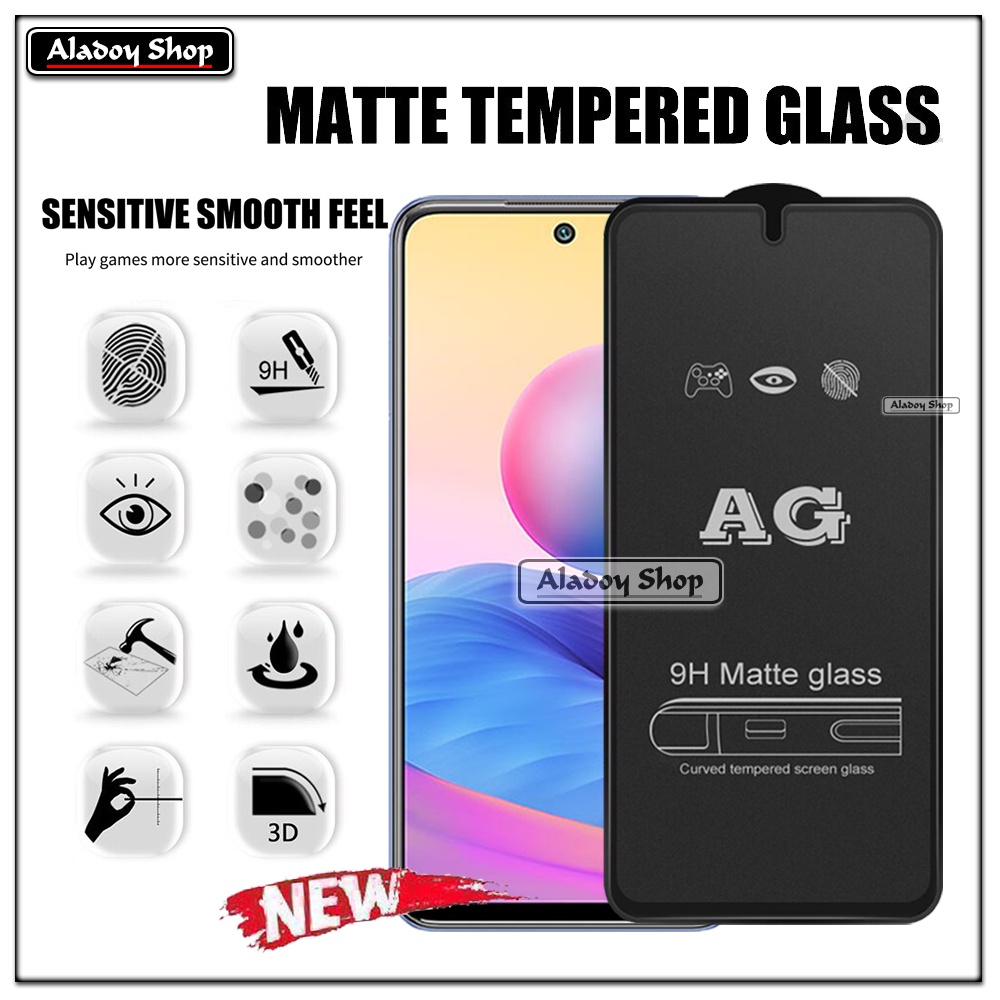 Xiaomi Redmi Note 10 5G PAKET 2IN1 Tempered Glass Matte Anti Glare Full Layar dan Tempered Glass Kamera