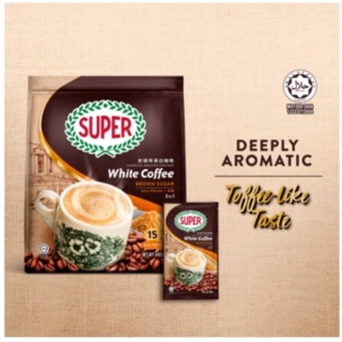 

SUPER WHITE COFFEE BROWN SUGAR