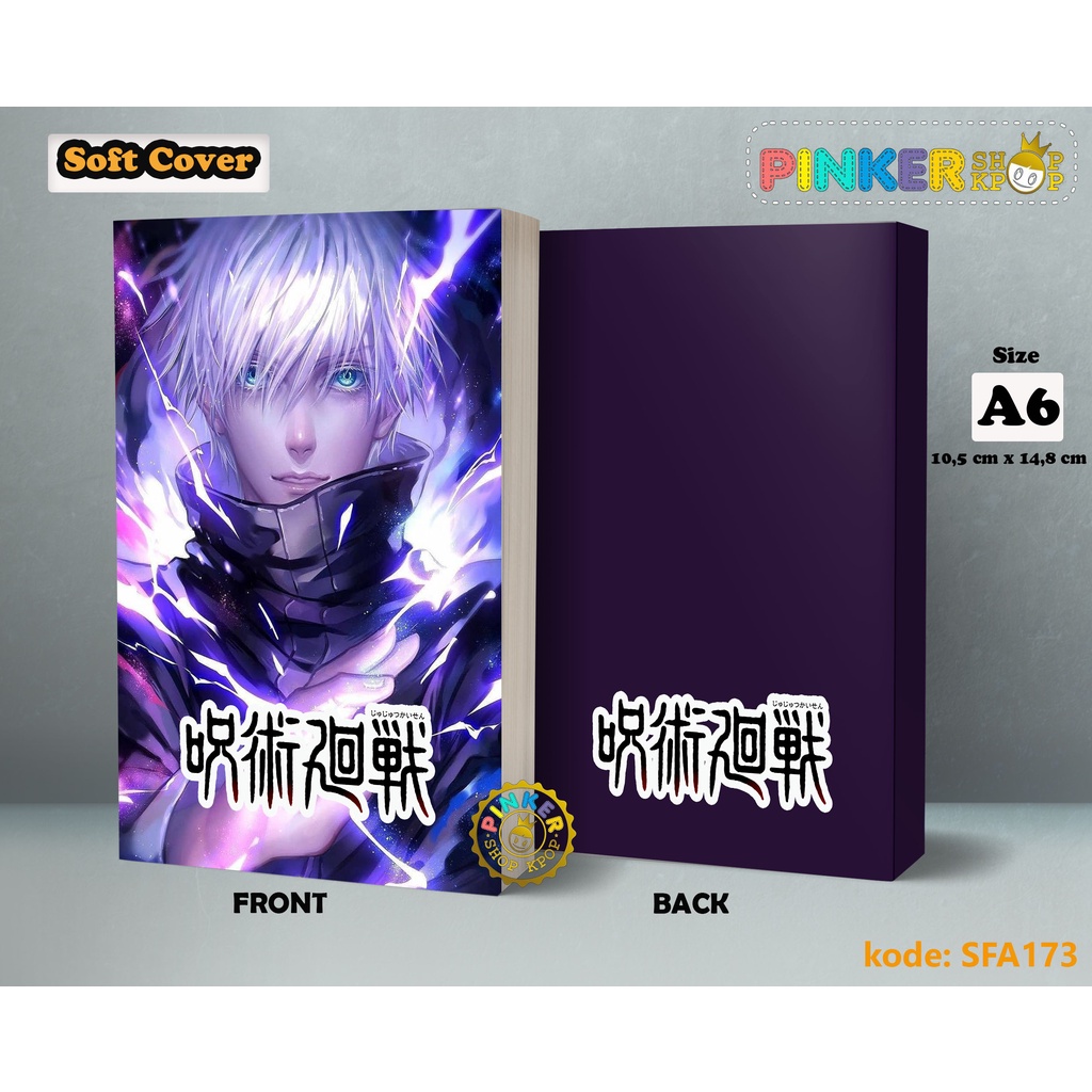 

(SFA173) Pocket Note Anime Jujutsu Kaisen Gojo 3 Softcover