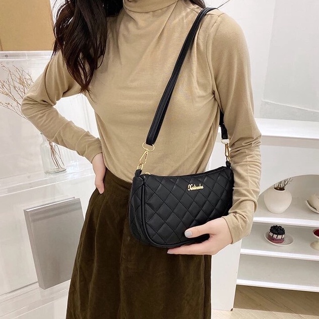 Super Sale 2023 New Tas Selempang Wanita Mewah Mini Kulit Bordir Fashion Korea Terbaru