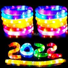[MLSTR] Mainan Viral CEV Light Up Pop Tubes Pipes / Mainan Lampu Stick Pipa Selang Flash LED
