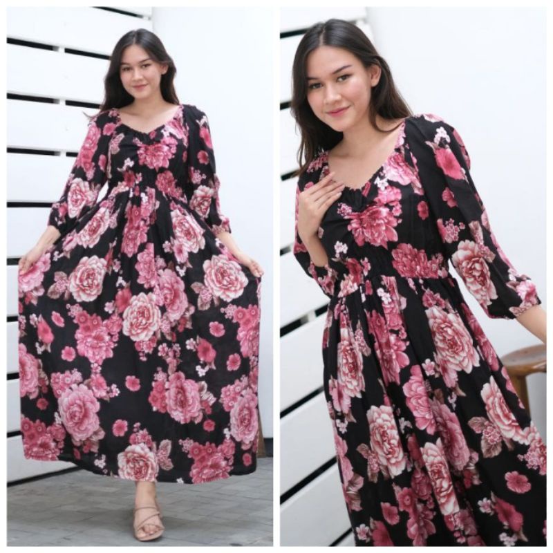 Dress Bali Panjang Sabrina Mawar