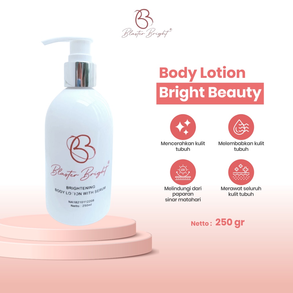 Hand Body Lotion Pelembab Pencerah Kulit Blaster Bright Beauty Serum Extra White Kulit Pria Wanita B